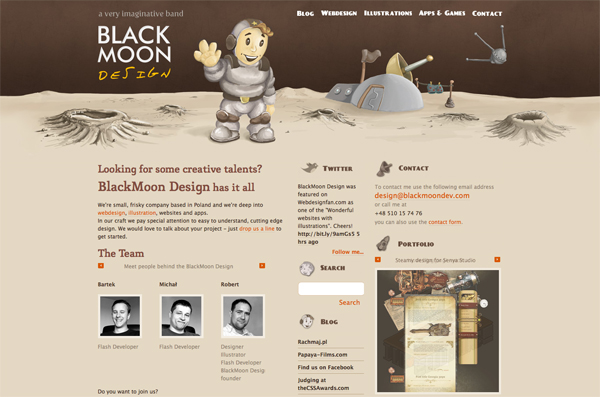 Illustrated Website