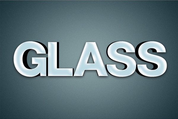 10 Hiệu Ứng 3D Text trong Photoshop: Chữ Glass