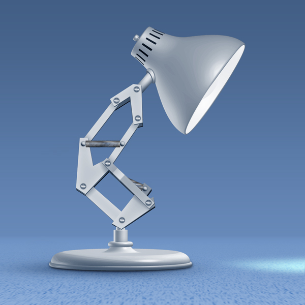 pixar lamp name. drawing a Pixar style lamp.