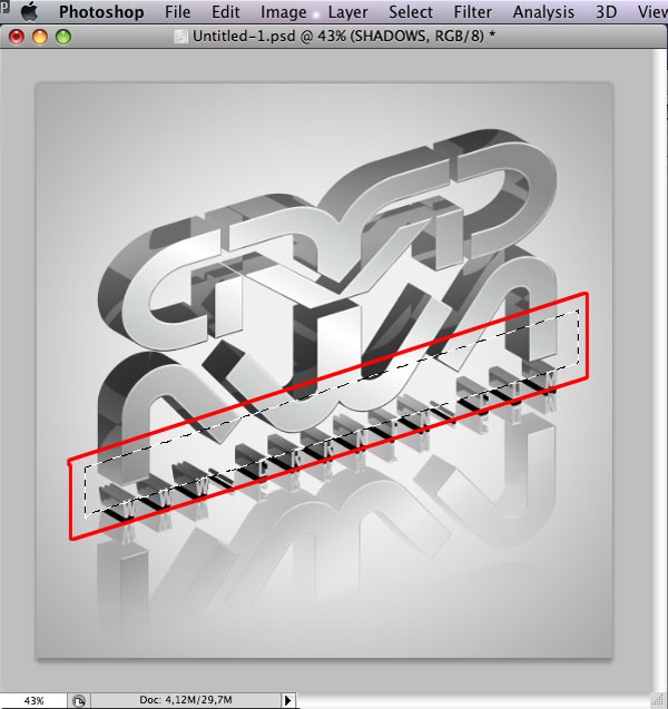 STEP 36 Tạo Typography 3D Thủy Tinh trong Photoshop và Illustrator