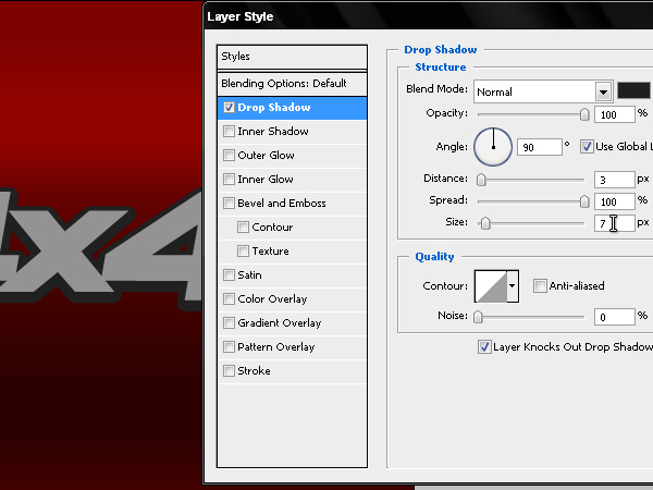 Create a Chrome 4×4 Vehicle Emblem *