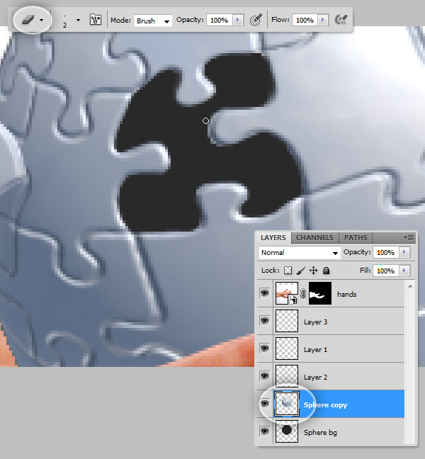 24 Tạo Quả Cầu Puzzle 3D trong Photoshop