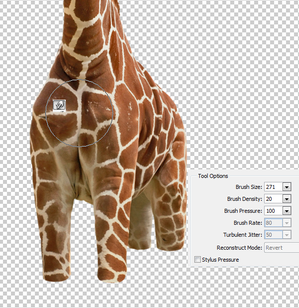 Undress a Giraffe in Photoshop