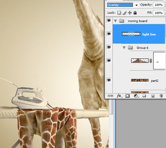 Undress a Giraffe in Photoshop