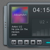 Create a Sleek and Clean MP3 Player Interface