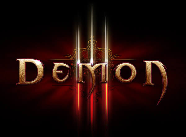 Create a Diablo III Inspired Text Effect in Photoshop