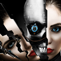 Create a Cybernetic Woman in Photoshop