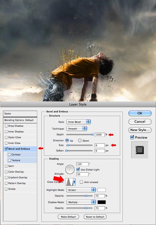 Step9 Tạo Hiệu Ứng Người Bị Phân Hủy trong Photoshop