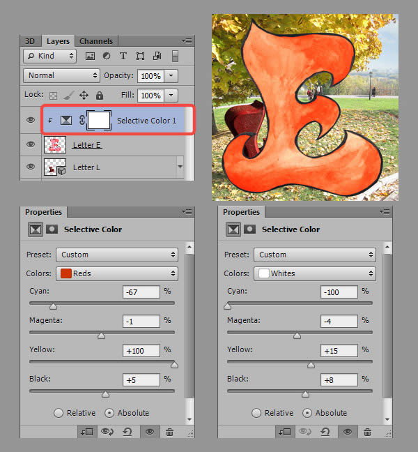 Học step015 2 Hiệu Ứng Text Mùa Thu với Photoshop CS6 Mở Rộng (P1)