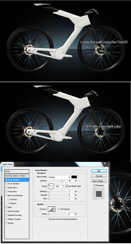 27 Tạo Icon Xe Đạp trong Photoshop 