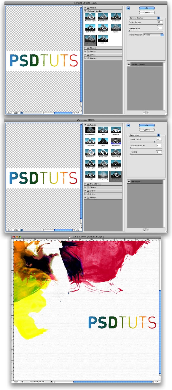 Watercolor Effects in Photoshop