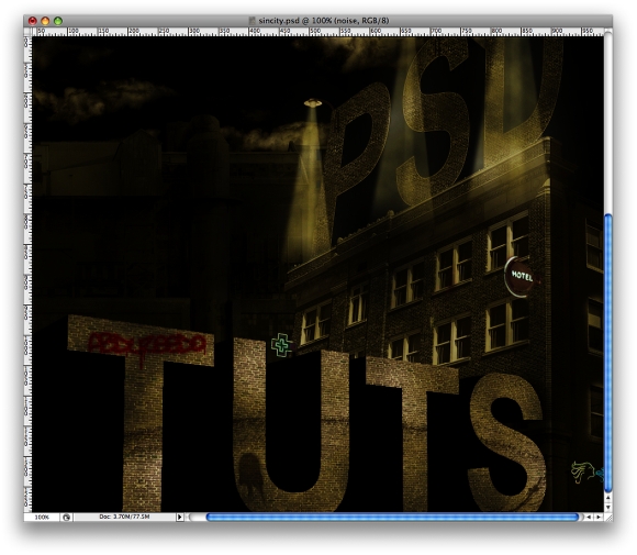 Sin City Style Poster in Photoshop Sin City Style Poster in Photoshop