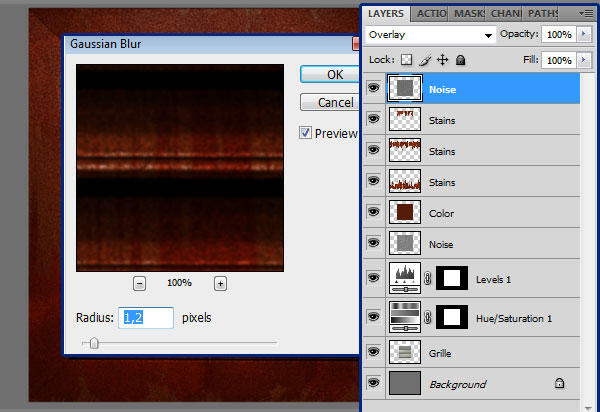 Glaussian blur