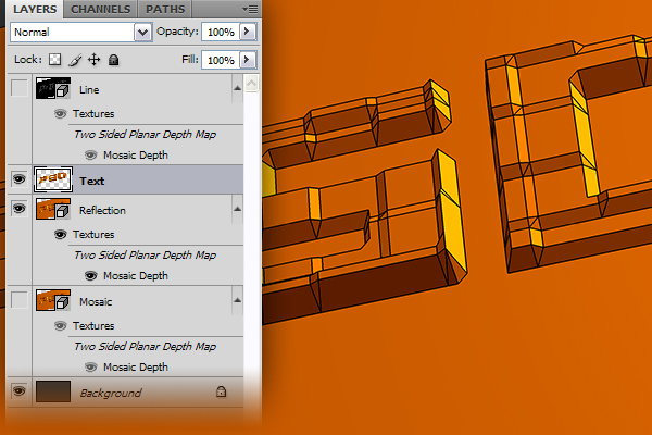 15 Hướng Dẫn Tạo Text Block 3D trong Photoshop 