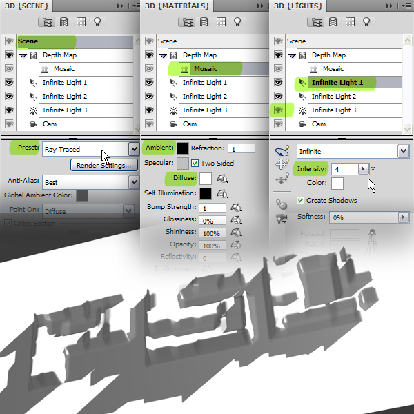 Hướng Dẫn Tạo Text Block 3D trong Photoshop 19 Hướng Dẫn Tạo Text Block 3D trong Photoshop