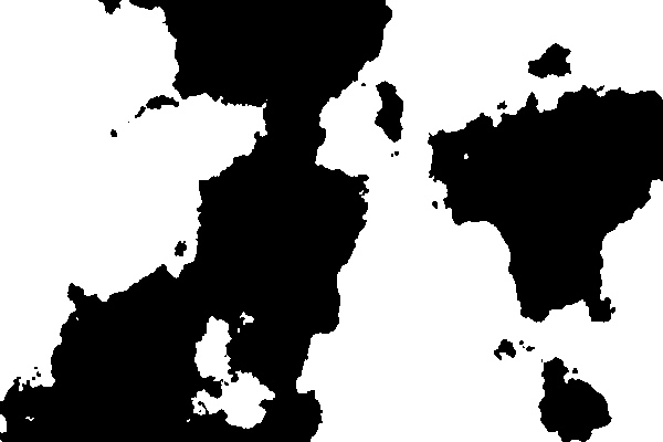 Using postarize to create landmasses