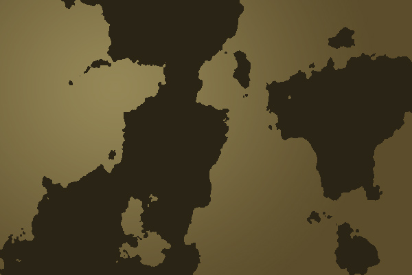 with the landmass