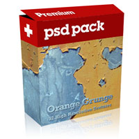 Orange Grunge Textures – Psd Premium Texture Pack
