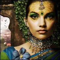 Create a Fantasy Peacock Princess Composition – Psd Premium Tutorial