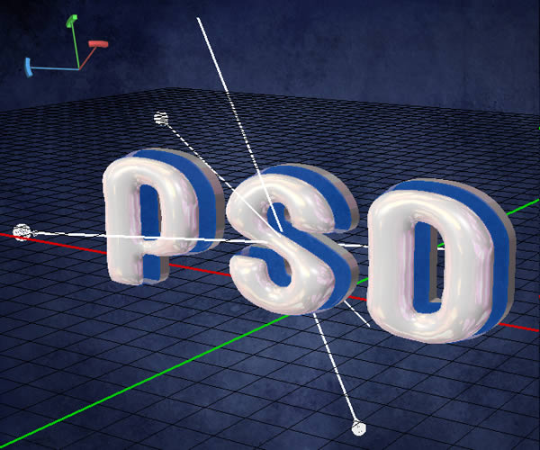 Tao Hieu ung 3D Text trong Photoshop CS5