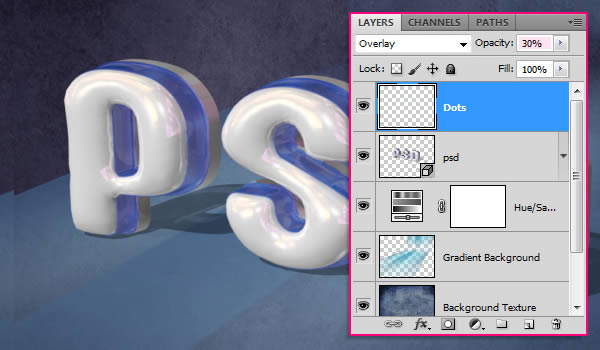 Tao Hieu ung 3D Text trong Photoshop CS5