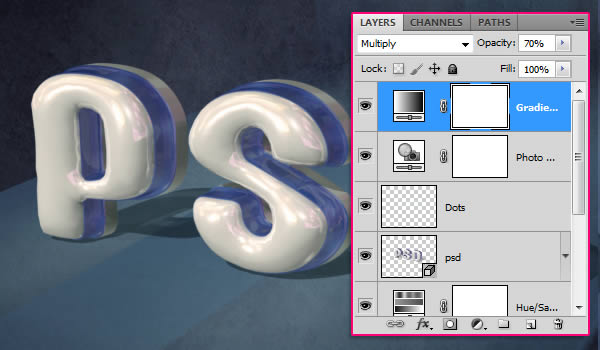 Tao Hieu ung 3D Text trong Photoshop CS5