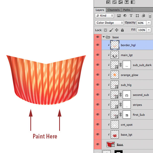 Photoshop绘制立体效果的杯状蛋糕,PS教程,图老师教程网